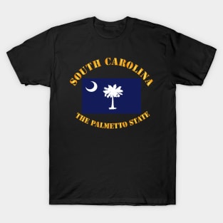 Flag - South Carolina - The Palmetto State T-Shirt